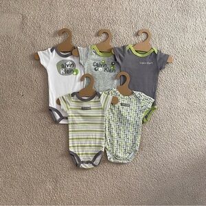 Lot of 5 CK Onesies (0-3m)